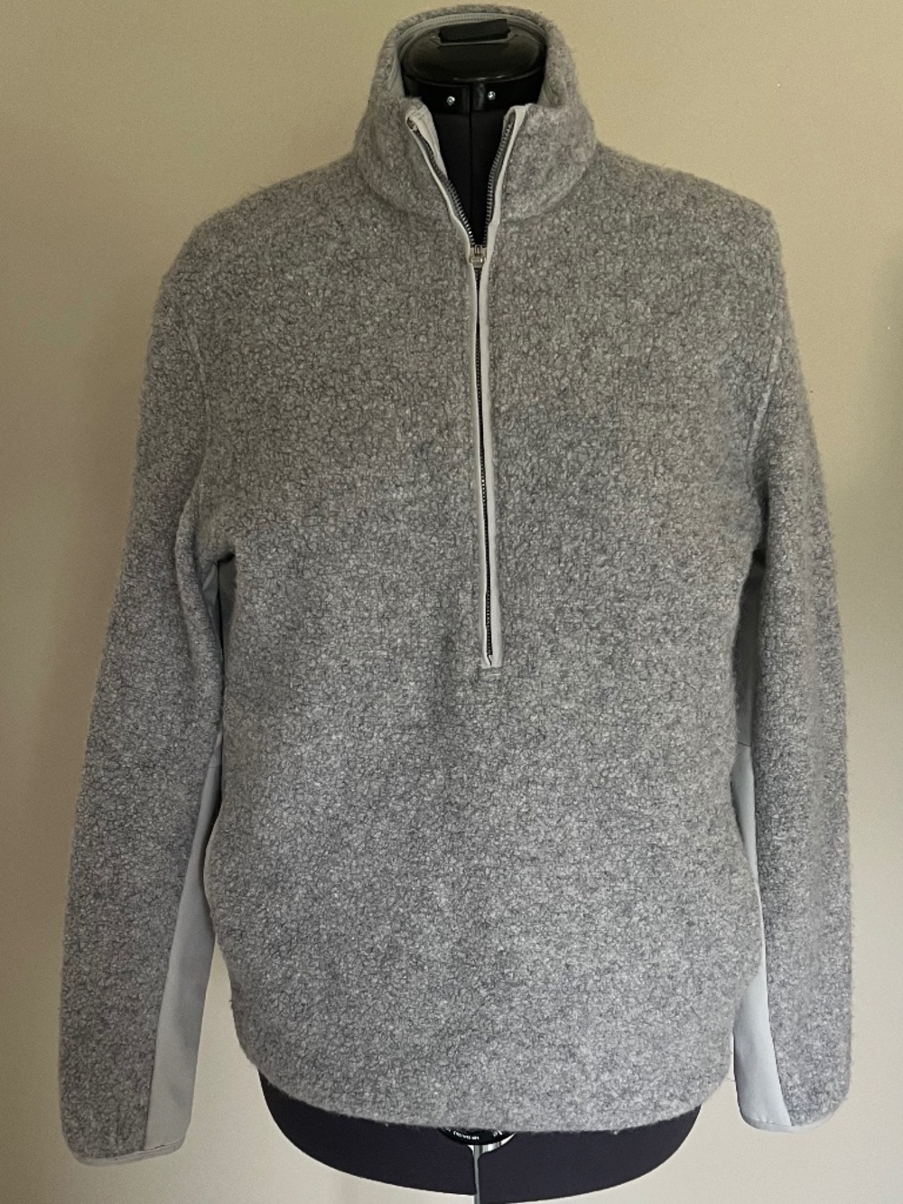 Lululemon Athletica Tundra Trek Wool Sherpa Fleece 1/2 Zip Pullover Mens Medium